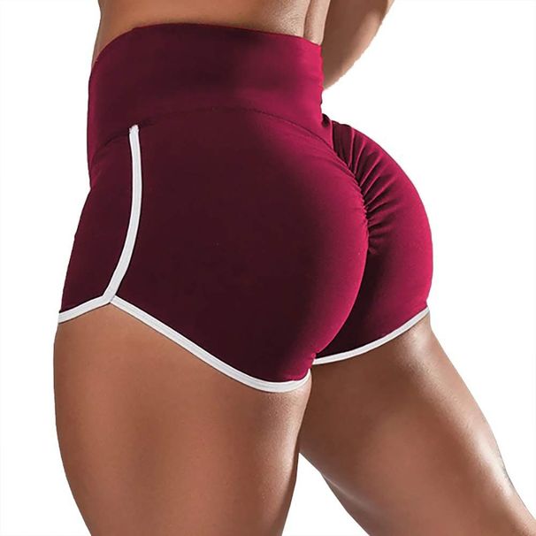 Women's Clothing High Waist Workout Shorts Sexy Lifting Running Shorts With Soft Milk Silk Fabric, Elastic & Breathable - S-XXXL (Black/Blue/Wine/More_ecoleips.com