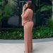 Women's Clothing Large Size Fashion Lapel Knitted Cardigan Wide Leg Trousers Two Piece_ecoleips.com