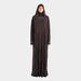 Verve Plus Size Dress Muslim Women's Hooded Abaya Saudi Loose Casual Ethnic Style Cover-up_ecoleips.com