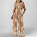2026 New Spring Clothing, Cross-Border European And American Jumpsuits, Fashionable Loose Women's Strap Jumpsuit_ecoleips.com