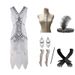 Women's Clothing Gatsby Dress Heavy Beaded Sequined Tassel Skirt_ecoleips.com