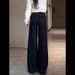 New Autumn Black Plus-size Stretchy Flared Jeans For Women With A Pear-shaped Figure, Loose Fit, High-waisted, Slimming_ecoleips.com