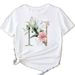 Summer European And American Cross-border Foreign Trade Wholesale T-shirts, Round-neck Casual Plus-size Loose_ecoleips.com