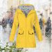 Women’s Waterproof Windbreaker Jacket – Lightweight Hiking & Travel Coat In Black/Army Green/Navy/Ash Grey/Pink/Yellow/Blue/Dark Grey_ecoleips.com