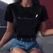 New Arrivals In Clothing: Feather-patterned Casual Cute Plus-size Tops, Base Shirts, Women's T-shirts For Summer_ecoleips.com