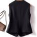 Aria Basics Women's Spring Autumn Sleeveless Short Outerwear Vest, Light Stylish, Versatile And Fashionable_ecoleips.com