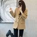 2026 Spring And Autumn New Women's Jacket, Popular Style, Elegant, Casual, Slim-Fit, Slimming, Student Blazer For Women_ecoleips.com