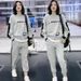 Women's Clothing Casual Suit Women's Round Neck Long Sleeve Two Piece Sweatshirt Harem Pants Two Piece Suit_ecoleips.com
