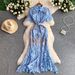 Elegant Lace Mermaid Evening Dress With Rhinestone Buttons - High Waist Tailored Fit Formal Gown For Women (Pink/Blue/White, S-Xxl)_ecoleips.com