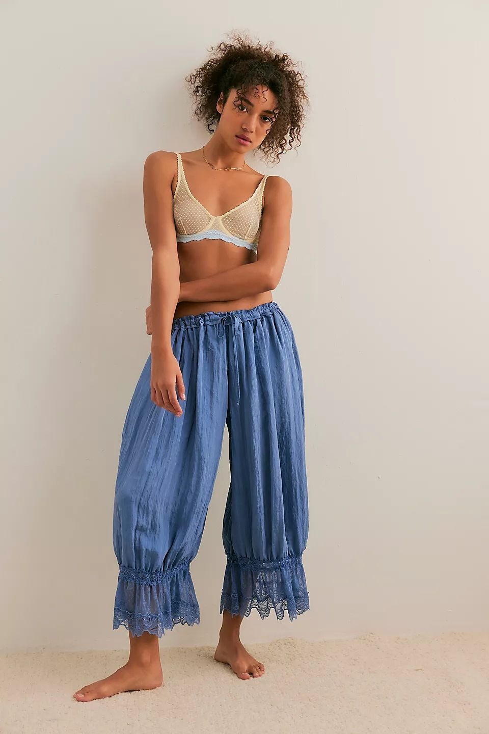 Women's Clothing Early Spring New Hollow Lace Lace Home Clothes For Women Comfortable Skin Friendly Pajamas Shorts_ecoleips.com