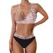 Plus Size Tankini Swimwear For Women – High Waist Bikini Set With Removable Pads & 11 Color Options_ecoleips.com