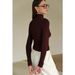 Spicy Mature Style Women's T-Shirt with Ribbon V Neck Long Sleeved Base Layer Short Pleated Inner Design Fashionable Top_ecoleips.com