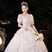 Plus Size Wedding Dress High End Heavy Duty French Style With Train For Petite Women New Style The Runaway Princess Bridal Main Dress_ecoleips.com