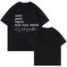 Cross-Border Independent Station Drake Letter Top Round Neck Short Sleeve Women's Pure Cotton T-Shirt You Are_ecoleips.com