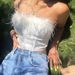 Women's Sleeveless Tube Top – Furry Stitch Detail Slim Fit Summer Vest (White/Black, S-L)_ecoleips.com
