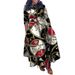 Women's plus Size Long Skirt Autumn Winter Fashion Lace African Style Temperament Dress New 2023 Foreign Trade_ecoleips.com