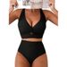 Aria Basics 2025 New Foreign Trade Model Sexy Push-Up Plus Size Bikini Women's European And American Style Beach Vacation Two-Piece_ecoleips.com