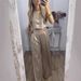 Women's Clothing Vest Trousers High Waist Casual Suit Two Piece_ecoleips.com