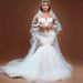 Women's Clothing Sexy Fishtail Wedding Dress With Tail, Slim Bride, Retro, Customized Wedding Dress_ecoleips.com