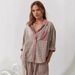 2025 New Autumn . Women's Casual Homewear Plaid Shirt Set Pajamas Long Sleeve_ecoleips.com