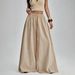 Women's Solid Color Drawstring Waist Casual Pants Spring Summer New Loose Wide Leg Comfortable Fit Trousers_ecoleips.com
