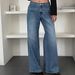 New American-style Vintage Washed Straight-leg Jeans With Stylish Pocket Design, Loose Fit And Leg-lengthening Effect_ecoleips.com