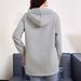 Women’s Half-Zip Fleece Sweatshirt – Oversized Pullover (Greyish/Dark Gray, XS-XXL)_ecoleips.com