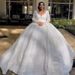 African Bride Lace Wedding Dress Long Sleeved White Summer 2026 New Style Women's Clothing Party Wear_ecoleips.com