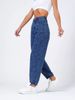 K Women's Denim Casual Classic Cropped Pants, New Hip Lifting Pants_ecoleips.com