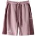 Women's Clothing Summer New High Waist Shorts Women's Trendy Wide Leg Pants Slim Pants Loose Sports Casual Pants Mid Length Pants_ecoleips.com