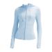 Women's Clothing Yoga Clothes Hooded Solid Color Jacket Leisure Sports Night Running Yoga Cardigan Hoodie_ecoleips.com