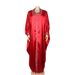 Women's Clothing Robe V-neck bat-sleeve dress hot diamond plus cannon beads plus size long dress_ecoleips.com