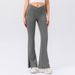 Naked Yoga Flared Pants Women's Cross High Waist Hip Lift Wide Leg Pants Breathable Fitness Sports Trousers 42309_ecoleips.com