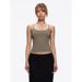 Tank2026 Summer New Slim-Fit Stretchy Camisole Simple Casual Sporty Sexy Hot Girl Top For Women_ecoleips.com