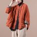 girl Plus Size Women's Winter Ethnic Style Retro Button Jacket Short Coat Loose Casual Linen Quilted Warm Cotton Clothing_ecoleips.com