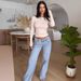 Women's Clothing Low Waist Jeans Fashionable Retro Straight Pants Loose Denim Trousers_ecoleips.com