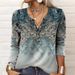 2022 Autumn And Winter New Women's Long Sleeve Printed Ethnic Fashion T-shirt Women_ecoleips.com