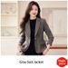 Women's Wool Casual Blazer, Fall/Winter 2025 New , Petite-Friendly Short Woolen Suit Jacket, European And American_ecoleips.com