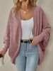 Aria Basics Aria Basics 2025 European And American Women's Fashion Autumn Winter New Solid Color Cardigan Mid-Length Knitted Sweater_ecoleips.com