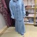Women's Denim Shirt Dress With Collar – Oversized Casual Button Down Tunic For Fall – Elegant And Comfortable Stretch Polyester Blend_ecoleips.com