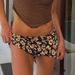 Talenza Sexy Daisy Floral Mini Skirt For Women Elastic High Waist Streetwear Skirt Female Fashion Casual Comfortable Slim Skirt_ecoleips.com