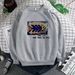 2025 Spring And Autumn New Korean Version Cartoon Print Loose Student Jacket With Fleece Round Neck Sweatshirt For Women_ecoleips.com