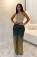 High-Waisted Vintage Washed Straight Jeans – European Retro Gradient Denim (S-2XL, Classic Fit For Women)_ecoleips.com