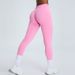 High Waist Seamless Yoga Pants Women's Peach Hip Lifting Fitness Running Tight Abdomen Sports_ecoleips.com