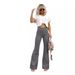 Aria Basics 2025 Fall/Winter New Solid Color Corduroy Elegant Women's Long Pants, Slightly Flared, European And American_ecoleips.com