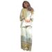 Summer 2026 Elegant Fashionable Two Piece Set American Style Printed Top Wide Leg Pants Casual Polyester Spring/Autumn_ecoleips.com