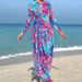 Muslim Print Long Sleeve Long Pants Slim Fit Conservative Hot Spring Swimsuit Women High Waist Quick Dry Tight High Elasticity Wear Resistant_ecoleips.com