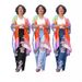 Trendy Distressed Ripped Jeans For Women - High Waist Straight Leg Denim Pants With Floral Embroidery - Comfortable Stretch Fabric_ecoleips.com