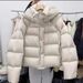 girl High-end Super Stylish Puff Jacket Winter 2025 New Hot Short Hooded Cloud Loose Cotton Coat_ecoleips.com