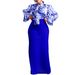 D323 Women's Fashion 2025 New Printed Tie Long Sleeve Shirt And Midi Skirt Two-Piece Set_ecoleips.com